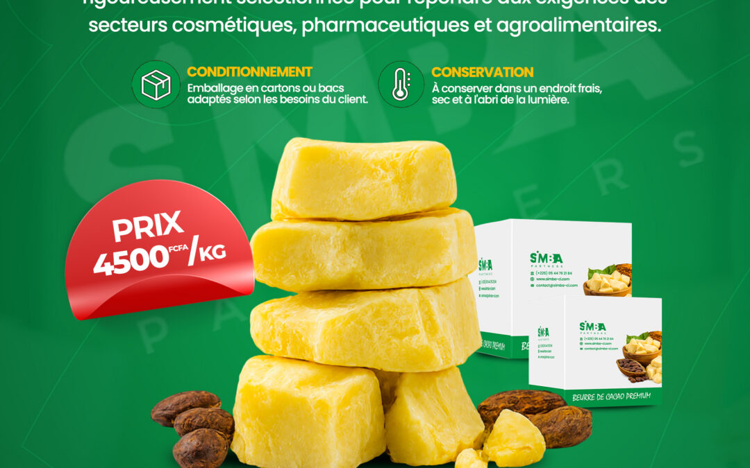 BEURRE DE CACAO ALIMENTAIRE